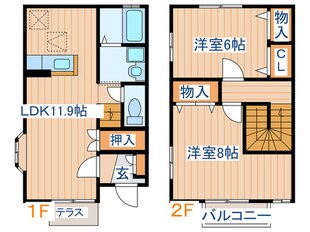 Ｒｉｖｅ　Ａの物件間取画像